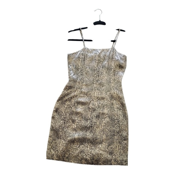 RINA ROSSI Leopard Print Sleeveless Dress - Picture 1 of 8